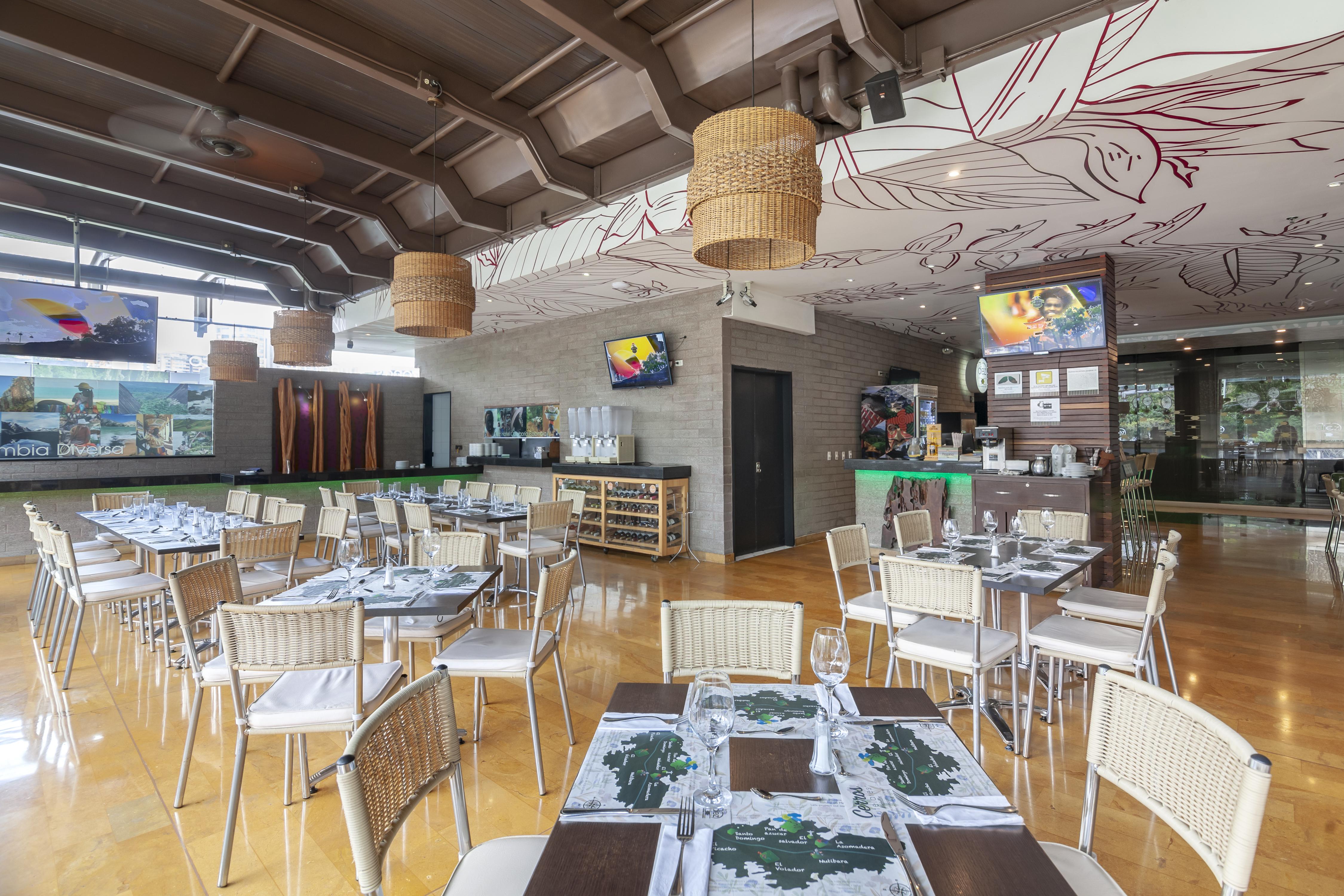 Diez Hotel Categoria Colombia Medellin Restoran foto